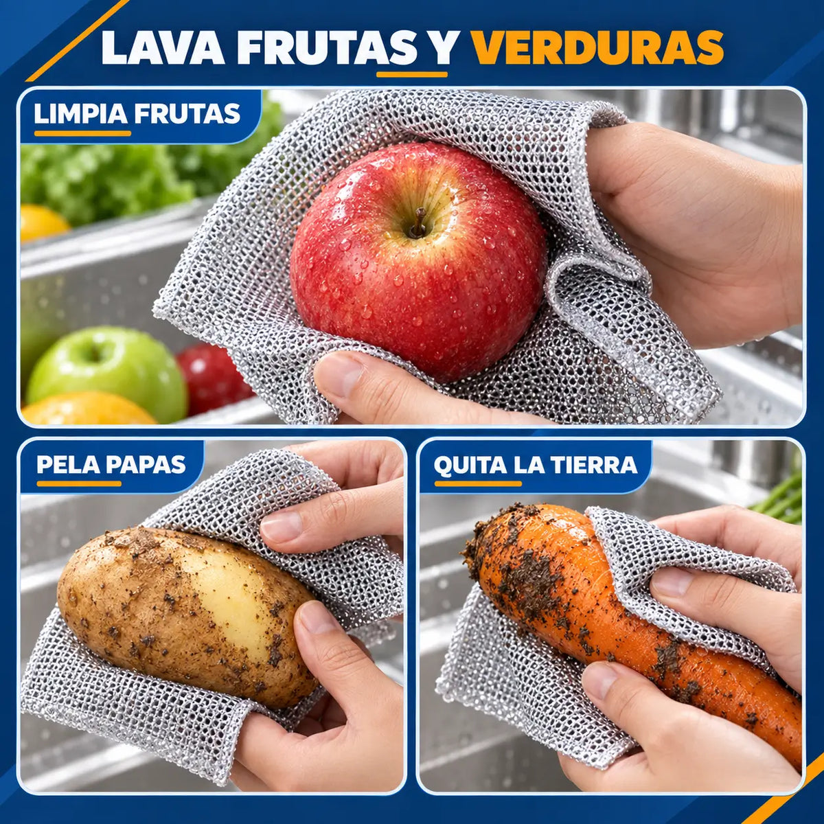 Paños de alambre 5pcs