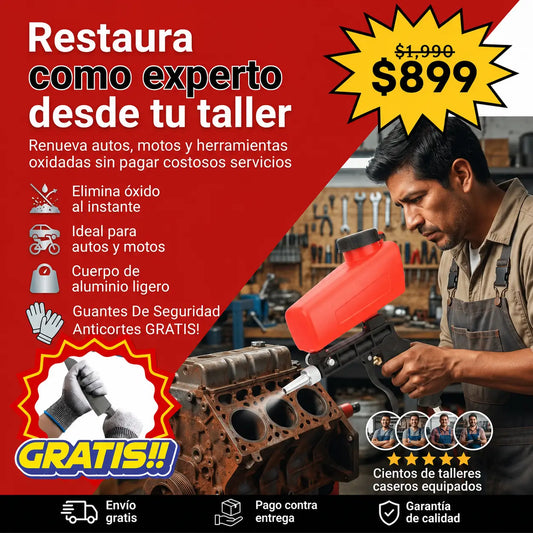Pistola De Arena Quita Oxido